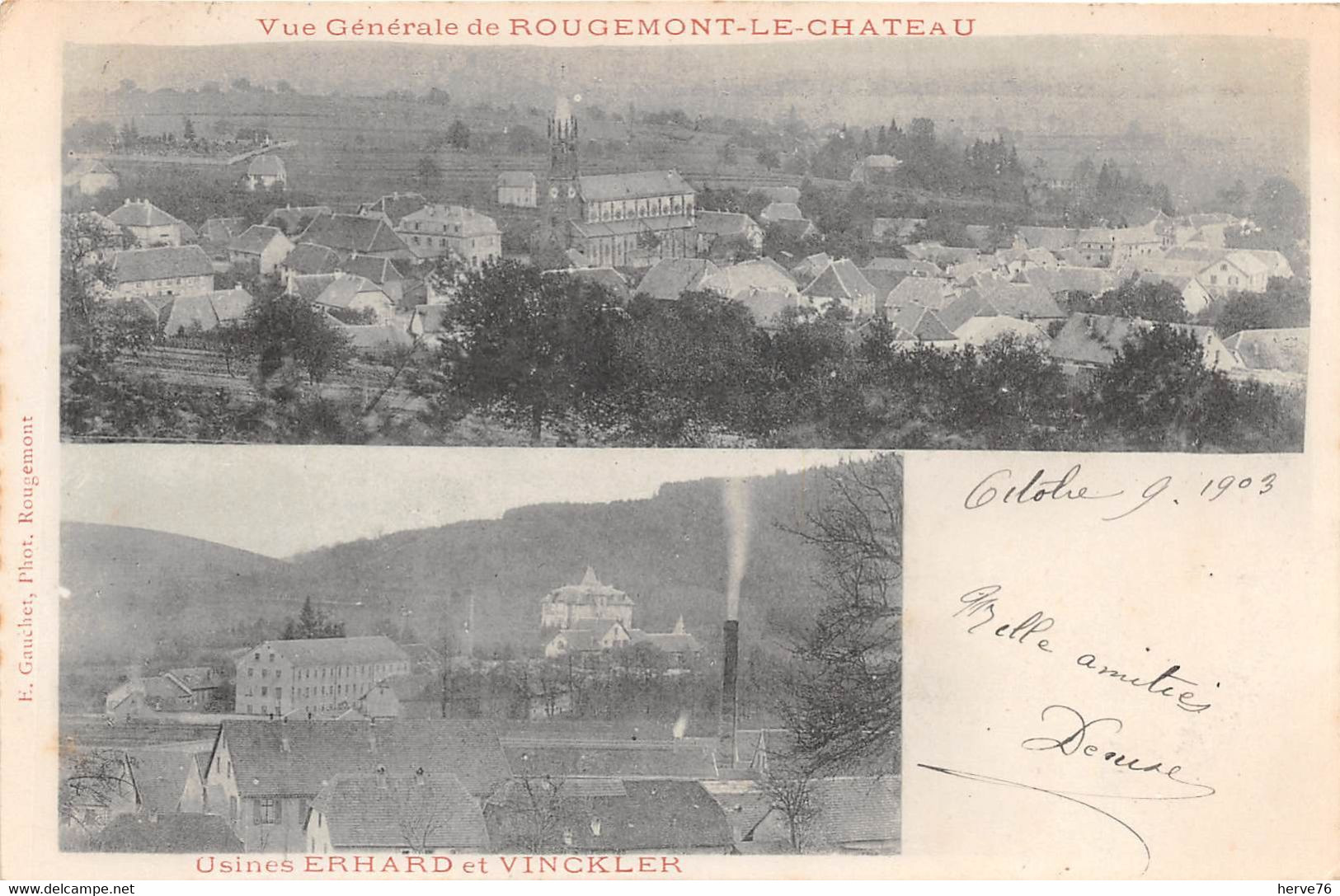 ROUGEMONT LE CHATEAU - Vue Générale - Rougemont-le-Château