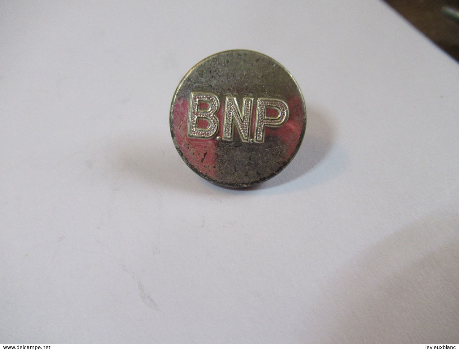 6-Boutons D'uniforme /Banque/B N P /Banque Nationale De Paris /argent /T W & W Paris/1,6  Cm /Vers 1970      BOUT222 - Buttons