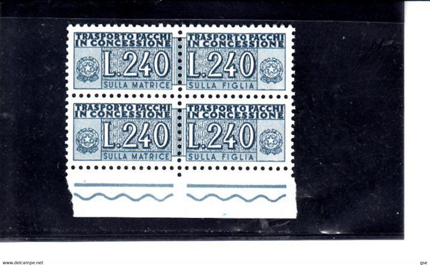 ITALIA  1955-81 - Sassone  18** MNH  Pacchi Concessione - Consigned Parcels