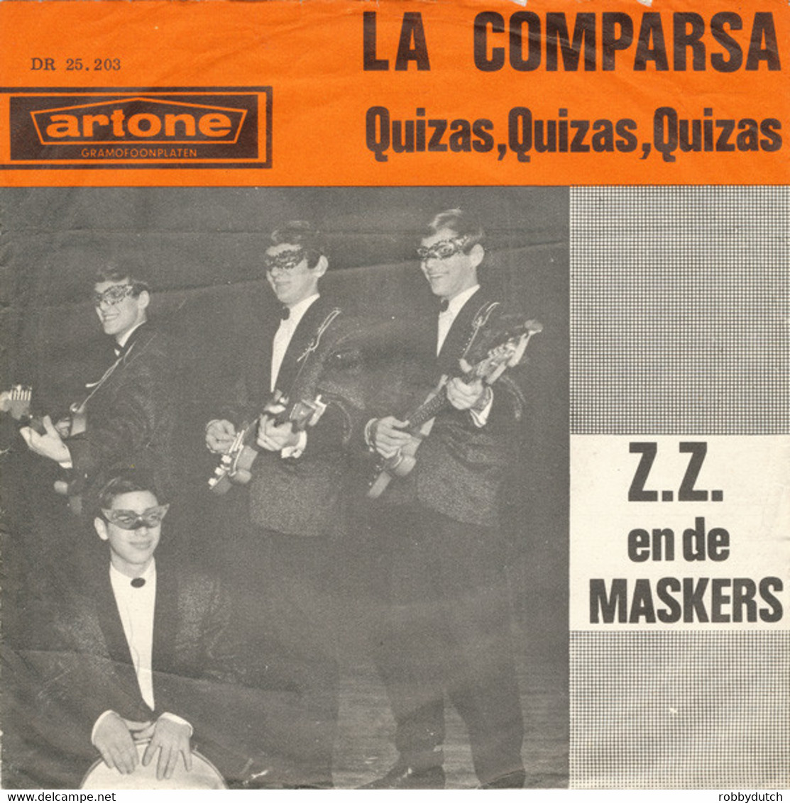 *7" *  Z.Z. & THE MASKERS - LA COMPARSA (Holland 1963) - Instrumental