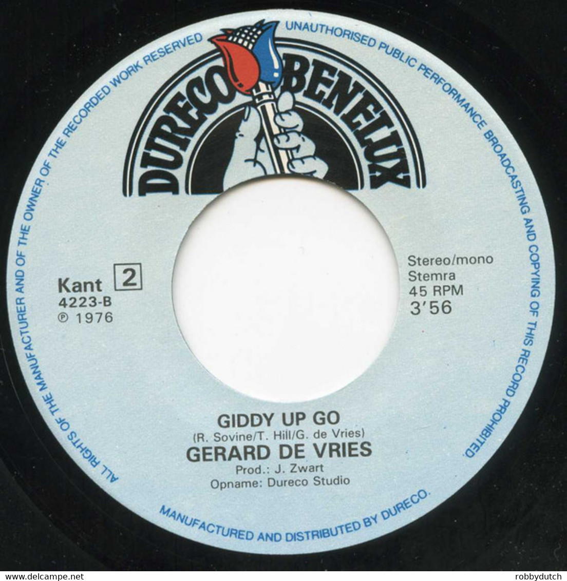 *7" * GERARD DE VRIES - SPEL KAARTEN (Holland 1976) - Other - Dutch Music