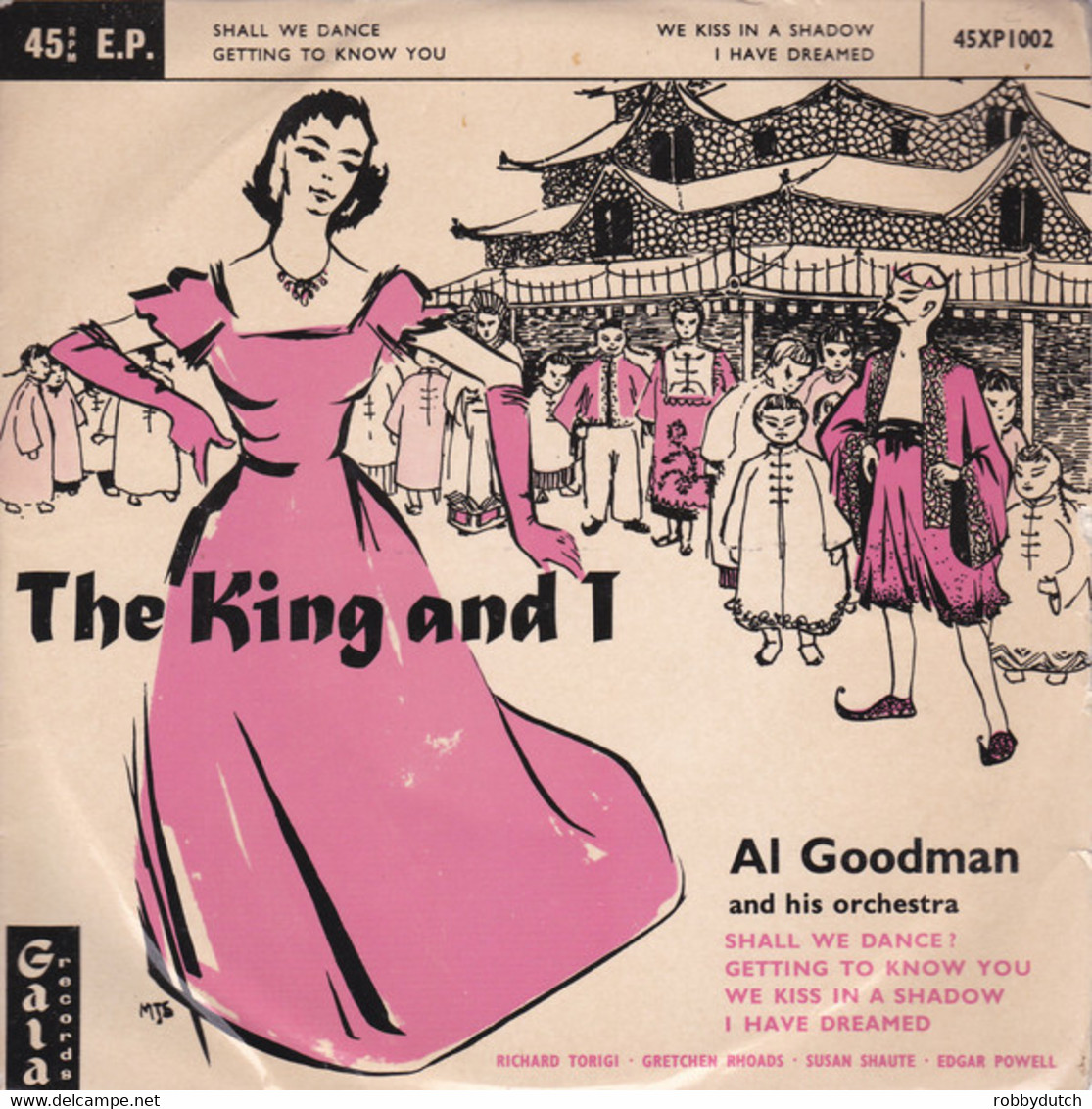 *7" EP * AL GOODMAN ORCHESTRA - THE KING AND I (Engeland 1958) - Musicals