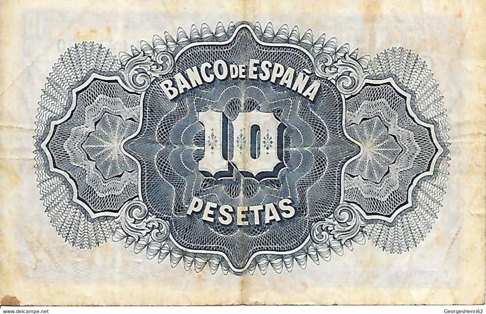 Espagne - 10 Pesetas - 1935 - (86) - 10 Peseten