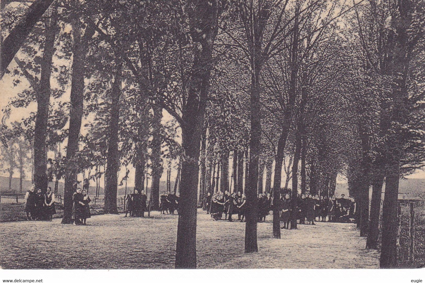 1767/ Pensionat Marienthal, Alleen Und Spielplatz, Veel Mensen, 1917 - Schlesien