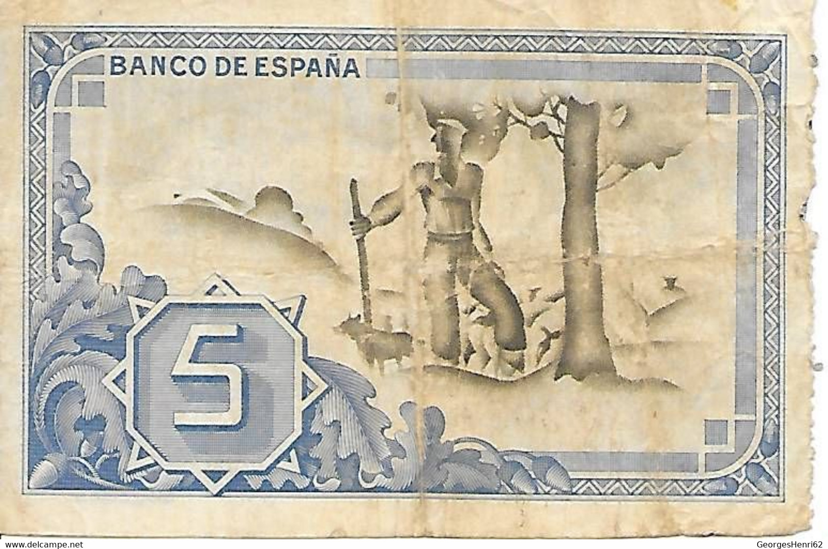 ESPAGNE -  BILBAO - 5 PESETAS - 1/1/937 - (s561) - [ 9] Sammlungen