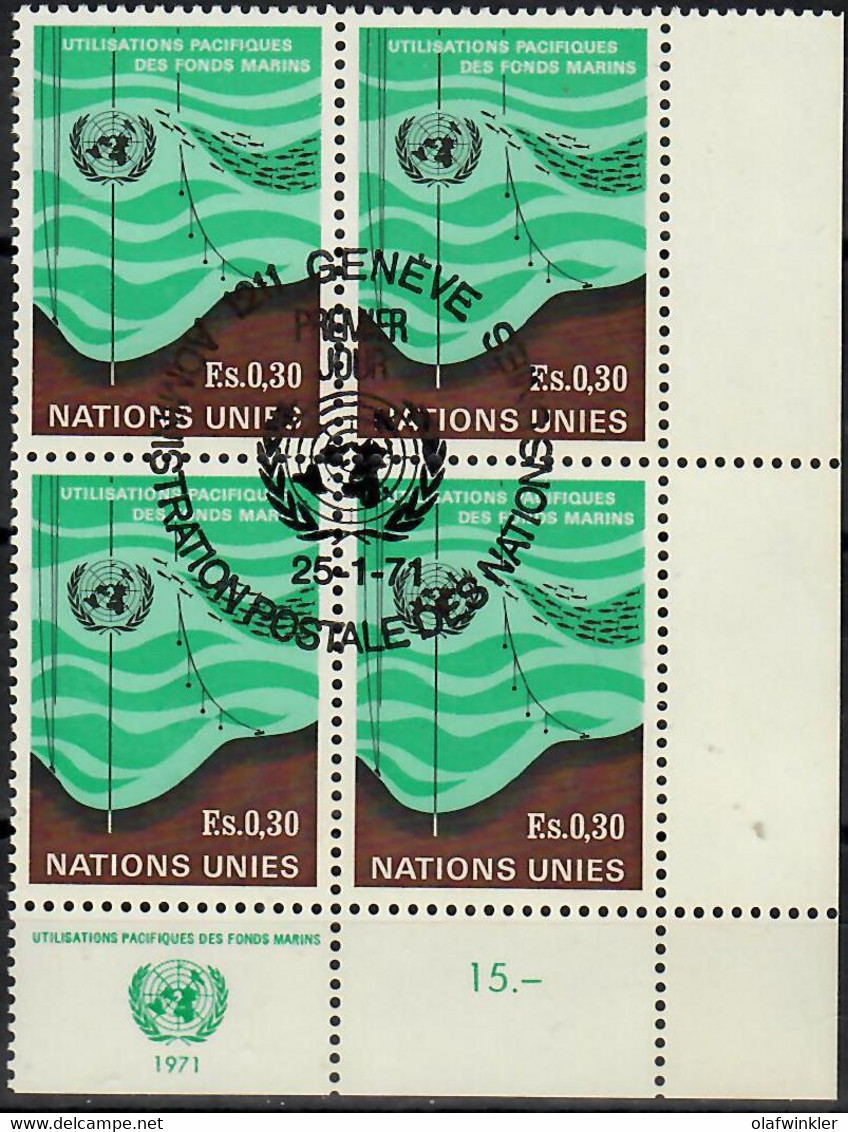 1971 Utilisations Pacifiques Des Fonds Marins Bdq Zum 15 / Mi 15 / Sc 15 / YT 15 Oblitéré / Gestempelt /used [zro] - Used Stamps