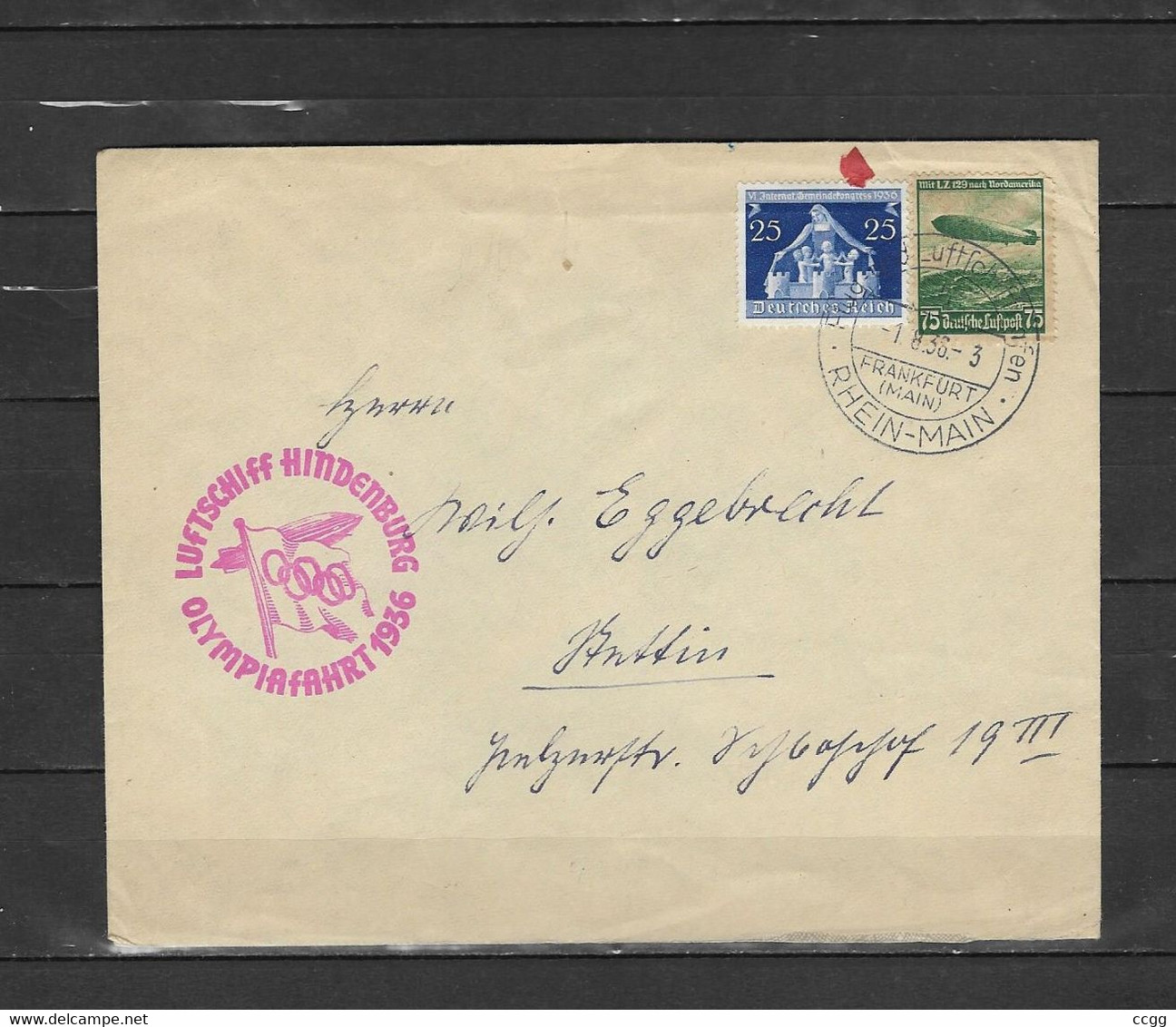 Olympische Spelen 1936 , Duitsland - Zegels +  Stempel Olympische Spelen ( Zie Foto's ) - Sommer 1936: Berlin