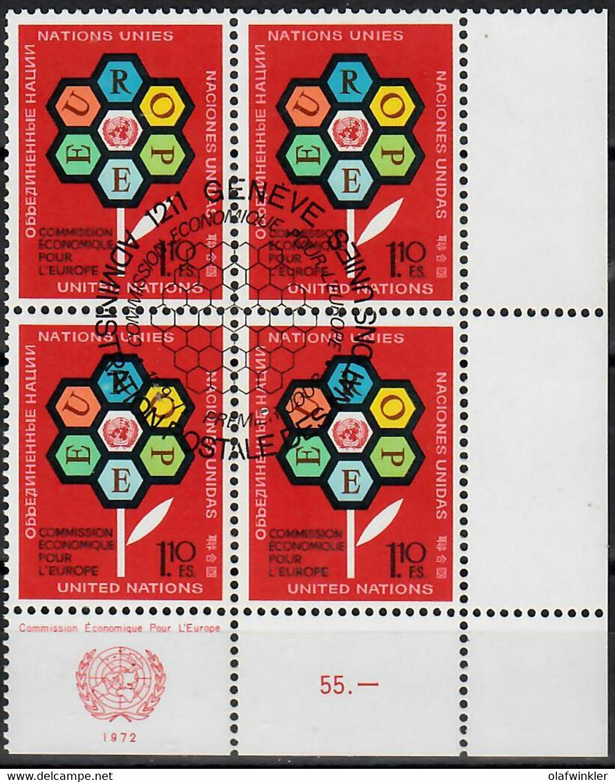 1972 25e Anniversaire De La Commission économique Pour L'Europe Bdq Zum 27 / Mi 27 Oblitéré / Gestempelt /used [zro] - Used Stamps
