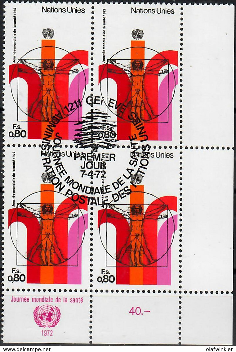 1972 Journée Mondiale De La Santé Bdq Zum 24 / Mi 24 / Sc 24 / YT 24 Oblitéré / Gestempelt /used [zro] - Used Stamps