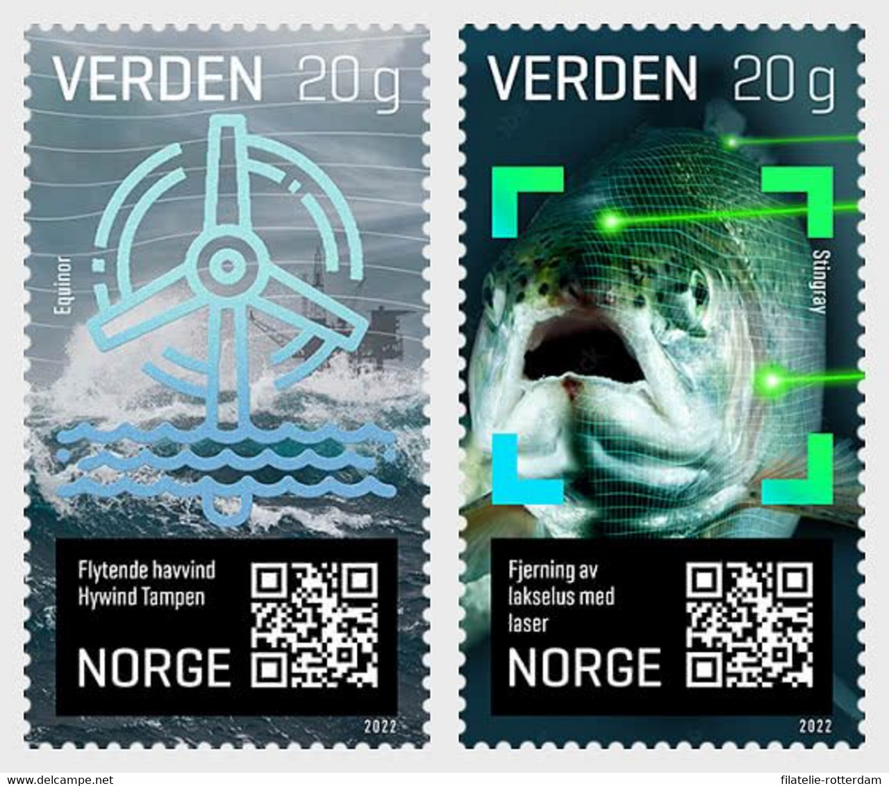 Noorwegen / Norway - Postfris / MNH - Complete Set Research En Innovatie 2022 - Unused Stamps