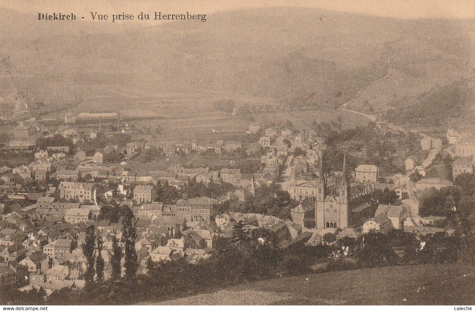 Convoyeur Ambulant Ettelbrück-Echternach 15/08/1924 - 1921-27 Charlotte Di Fronte