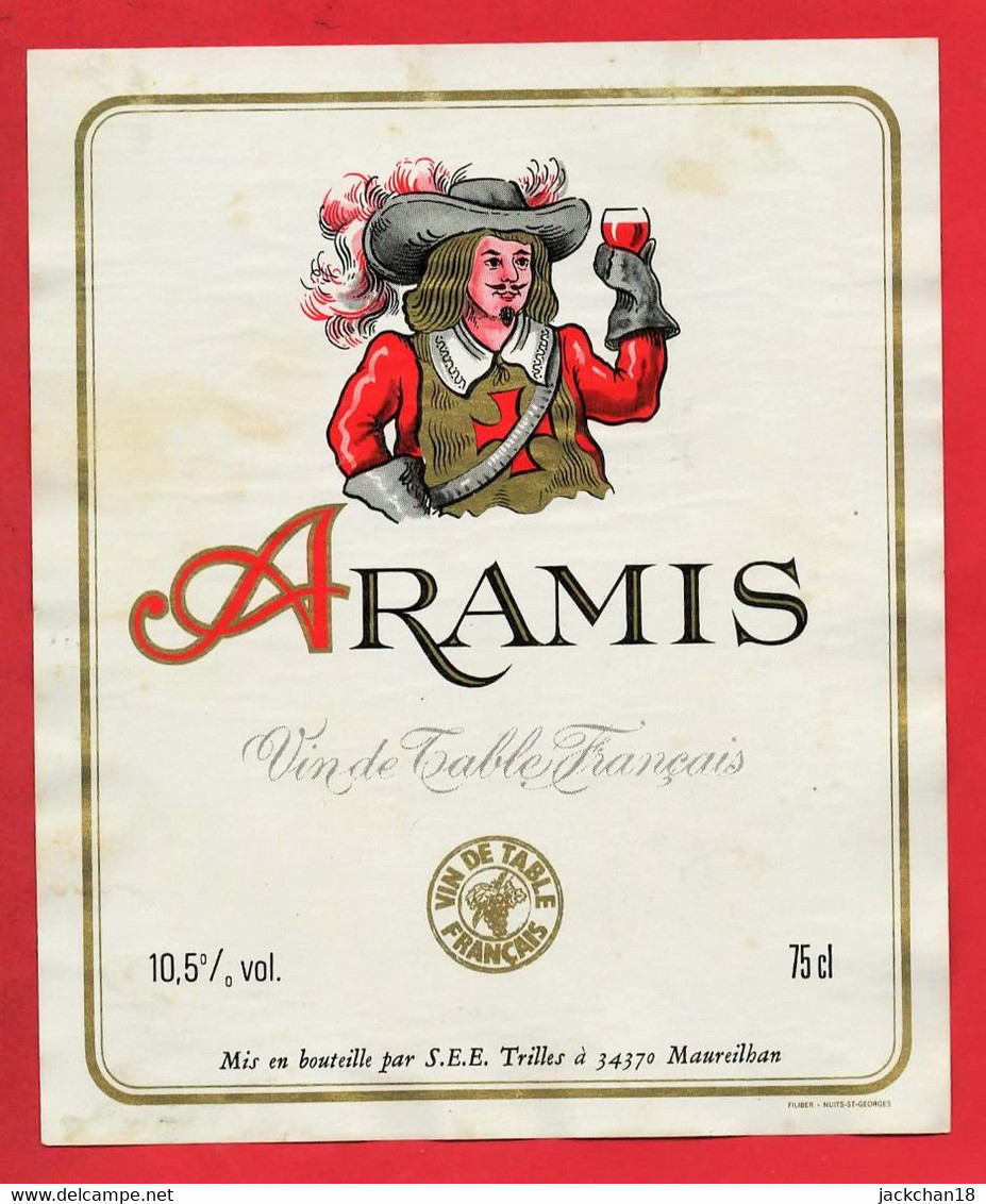 -- ARAMIS / VIN DE TABLE FRANCAIS -- - Kaiser, Könige, Königinnen Und Prinzen