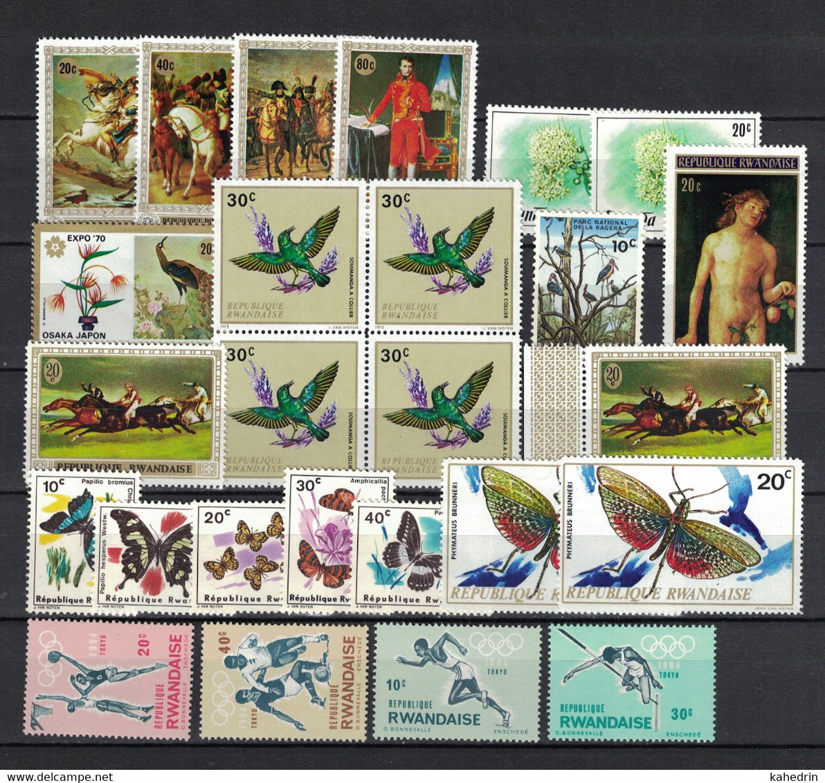 Rwanda Through The Years, Lot Of Stamps **, MNH (READ!) - Collezioni