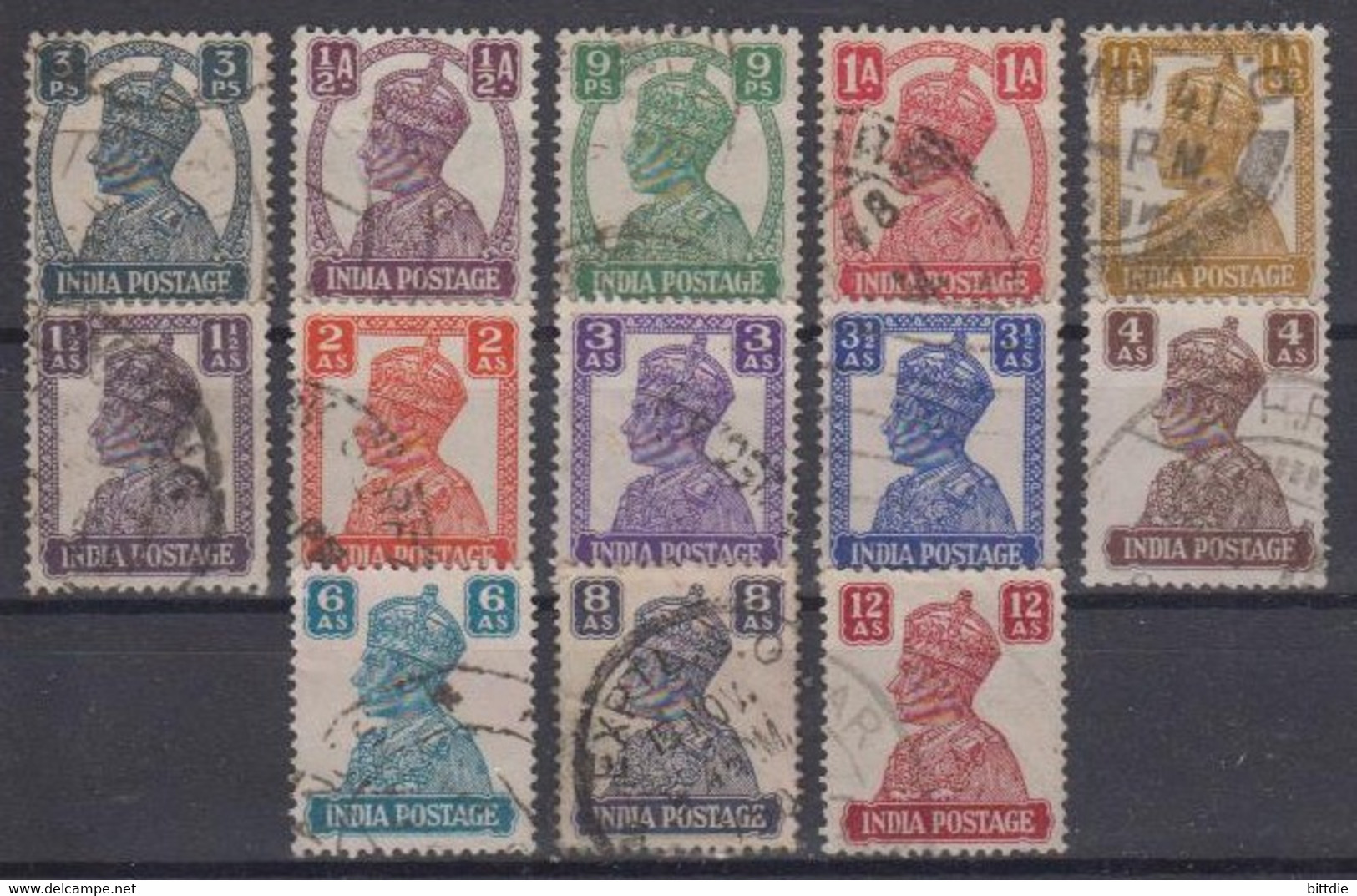 Indien  165/77 , O   (7806) - Used Stamps