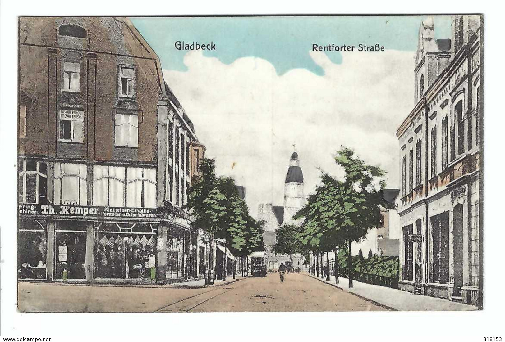 Gladbeck  Rentforter Strasse      BELGIE LEGERPOSTERIJEN 1923 - Gladbeck