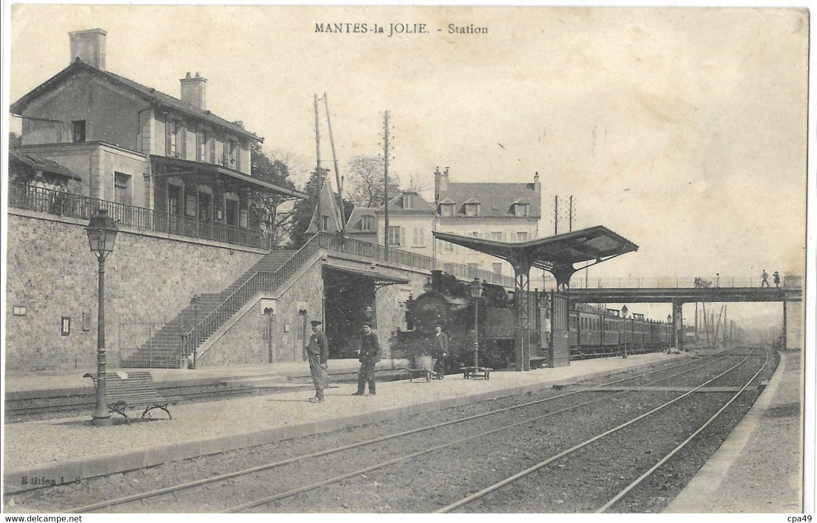 78    MANTES - LA - JOLIE   STATION - Mantes La Jolie