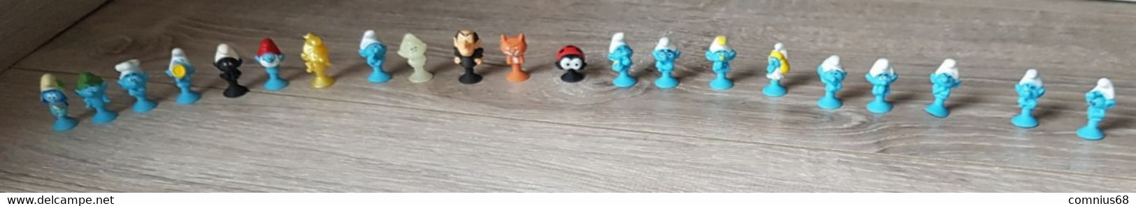 Figurine Schtroumpf Micropopz Super U - En Lot Ou à L'unité - 21 Figurines - I Puffi