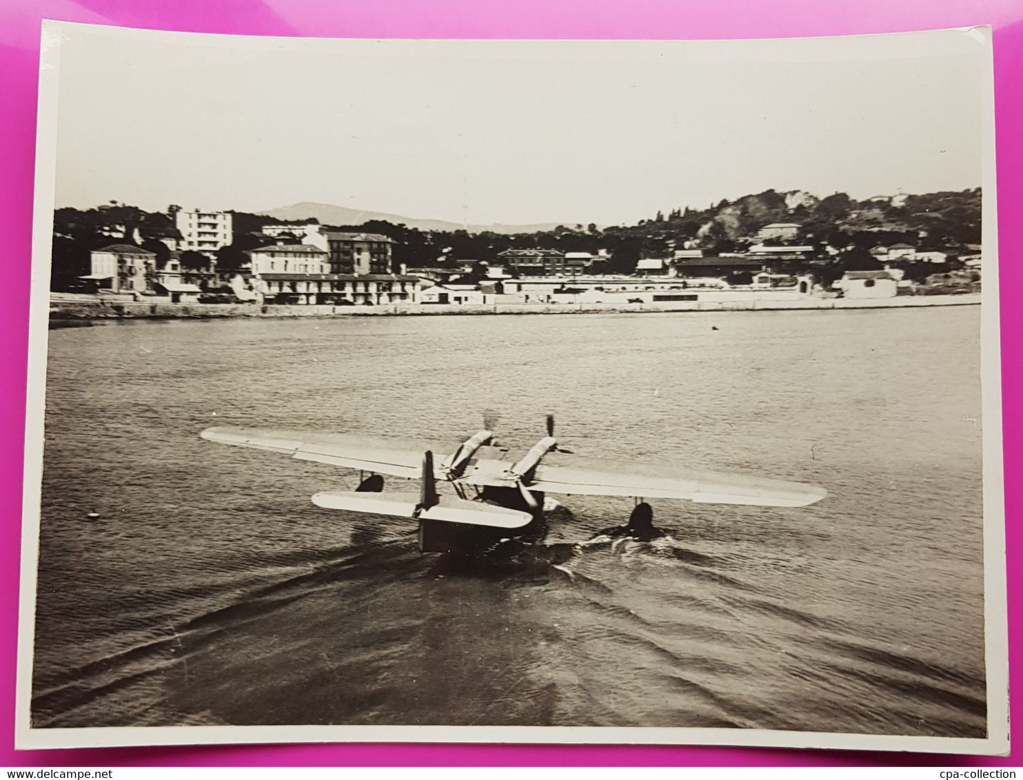 Photo Antibes Hydravion Liore Et Olivier H47 Prototype Pour Son 1er Vol Du 25 Juillet 1936 Collection Air France Rare - Non Classificati