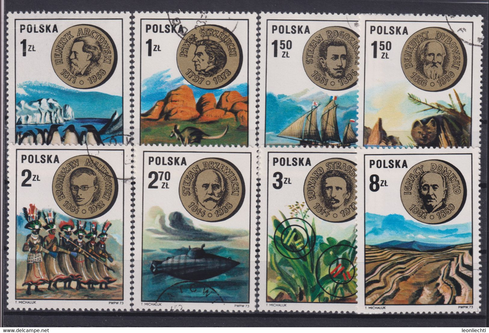 Polen / Polska Lot ° Briefmarken Gestempelt /  Stamps Stamped /  Timbres Oblitérés - Collections