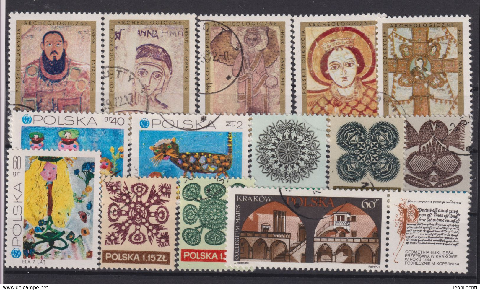 Polen / Polska Lot ° Briefmarken Gestempelt /  Stamps Stamped /  Timbres Oblitérés - Collezioni