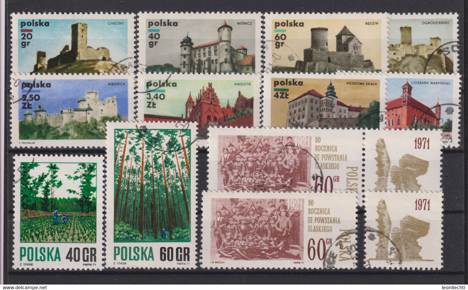 Polen / Polska Lot ° Briefmarken Gestempelt /  Stamps Stamped /  Timbres Oblitérés - Verzamelingen