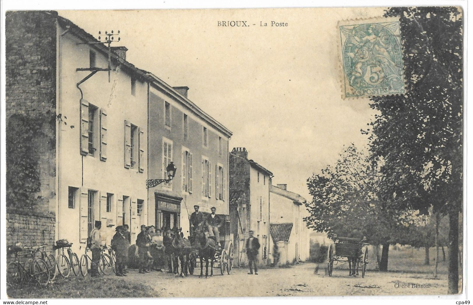 79    BRIOUX  LA  POSTE - Brioux Sur Boutonne