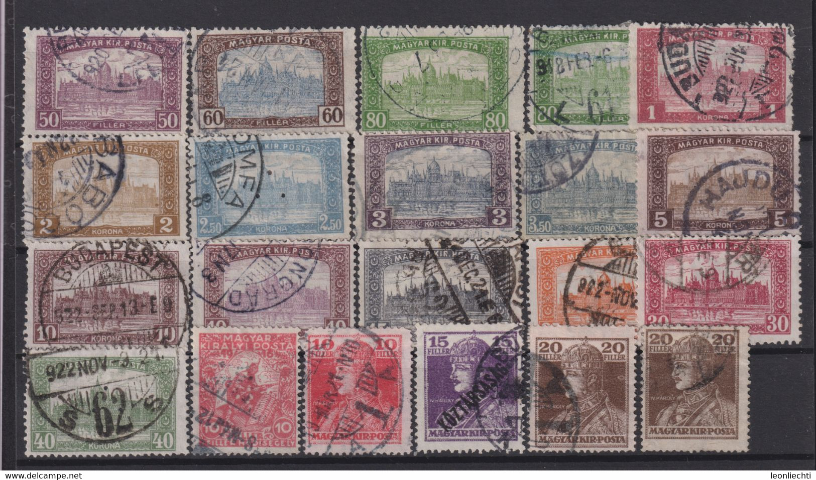 Ungarn Lot ° Briefmarken Gestempelt /  Stamps Stamped /  Timbres Oblitérés - Verzamelingen