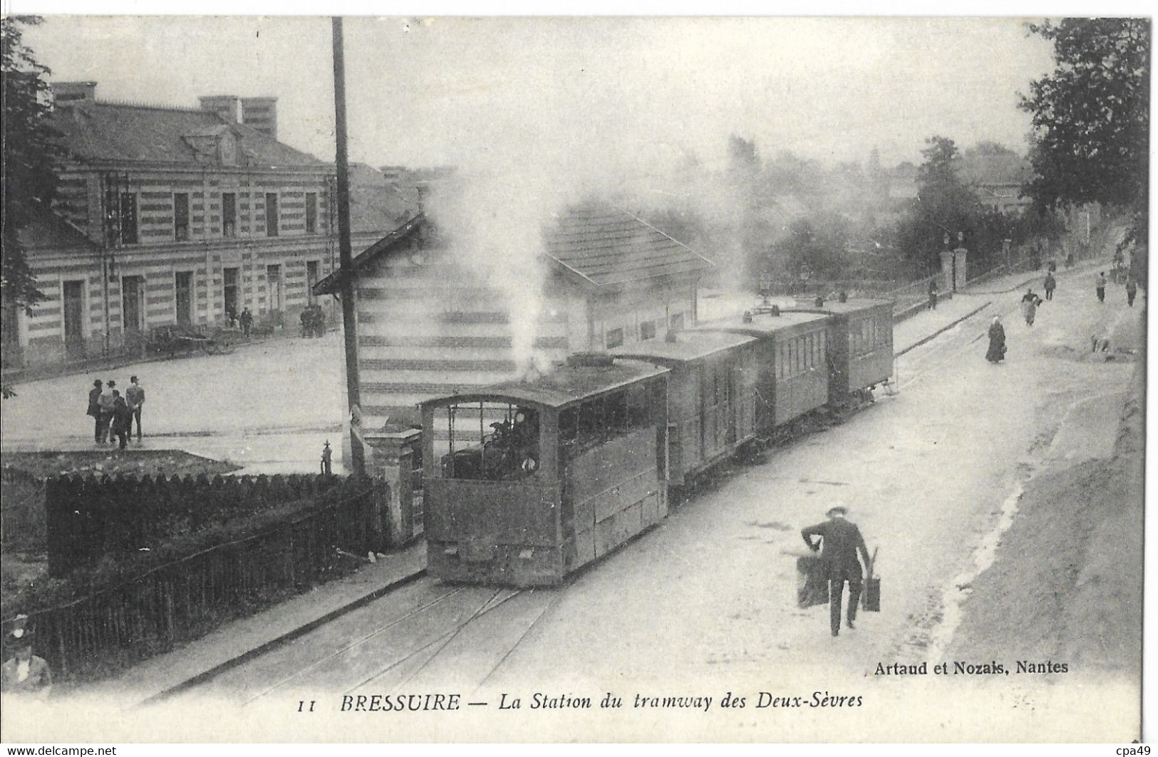 79     BRESSUIRE   LA  STATION  DU  TRAMWAY  DES  DEUX - SEVRES - Bressuire