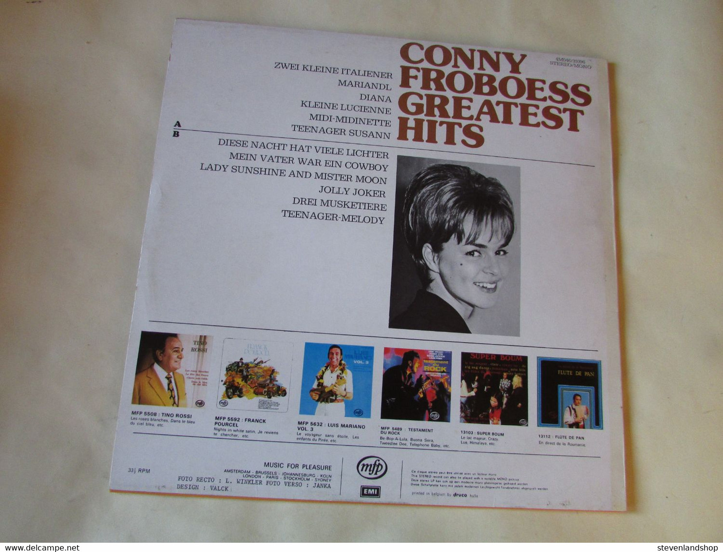 CONNY FROBOESS Greatest Hits - Autres - Musique Allemande