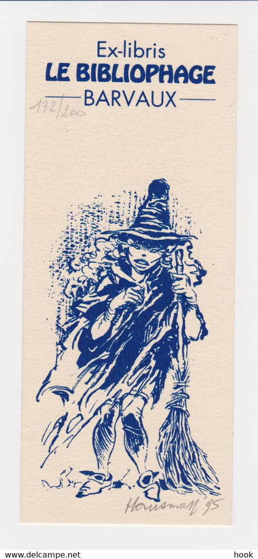 Ex-libris HAUSMAN, Numéroté Et Signé (1995). - Illustratori G - I