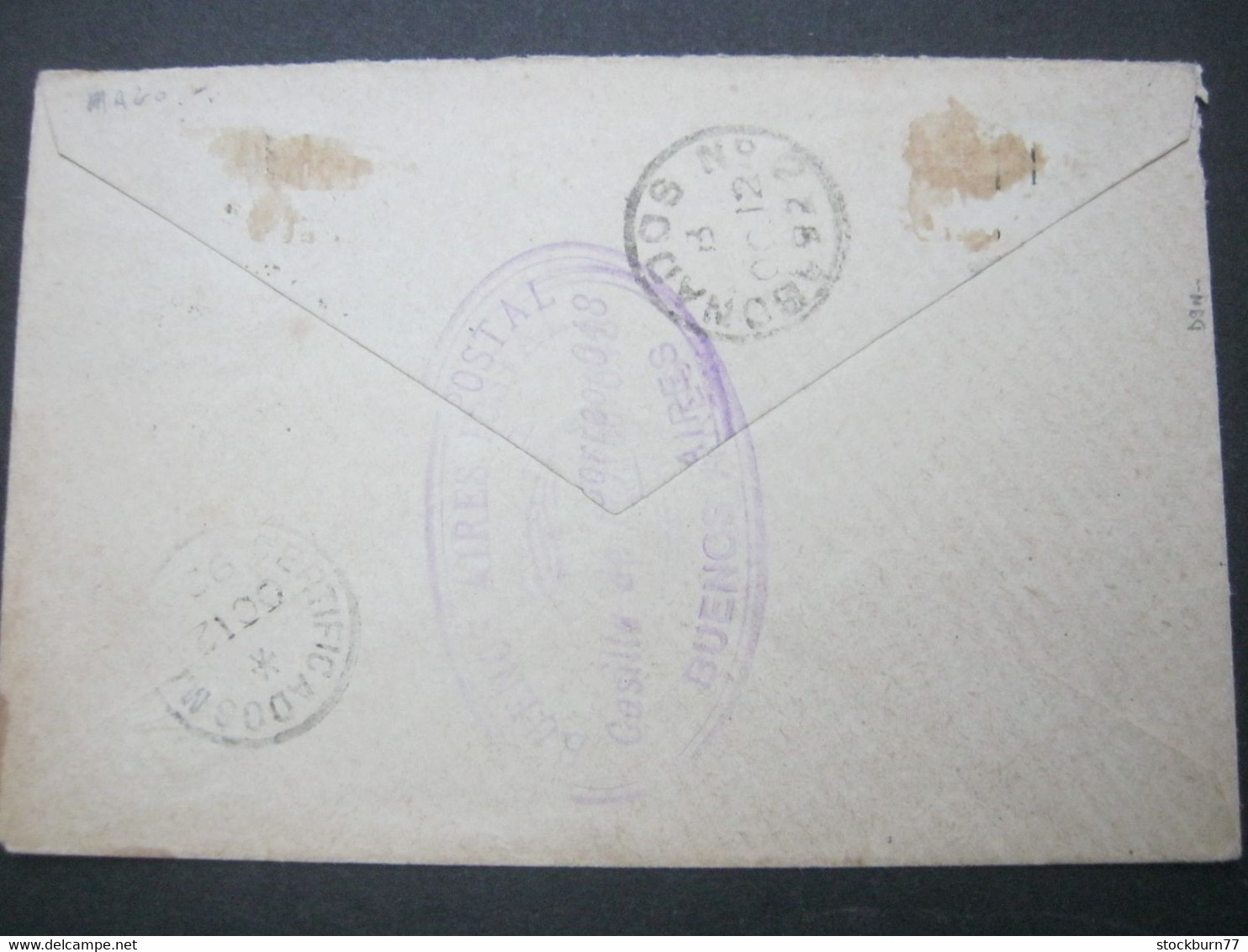 ARGENTINIA , 12 Centavos , FDC , First Day Of Issue !,rare Cover From 12.Oc 1892 - Covers & Documents