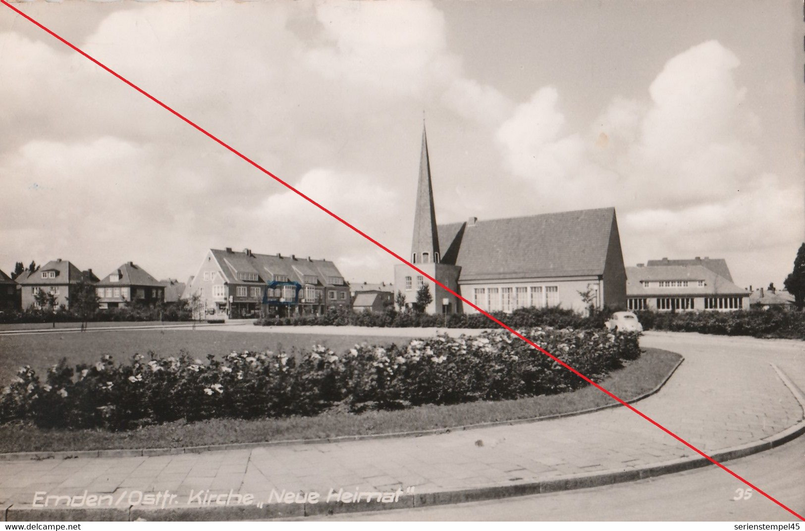 AK Niedersachsen  Emden Kirche Neue Heimat 1960 - Emden