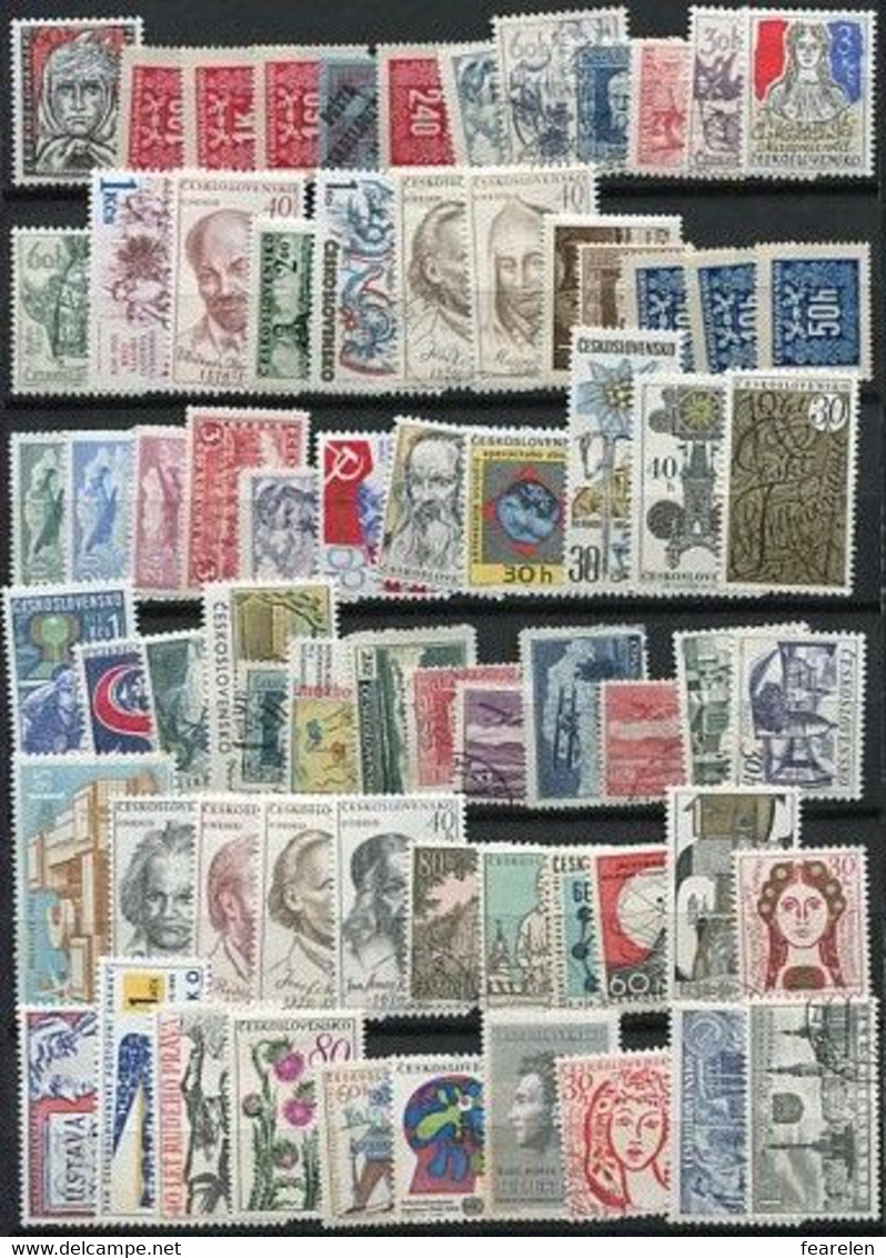 Lot De Timbres De Tchécoslovaquie - Collections, Lots & Series