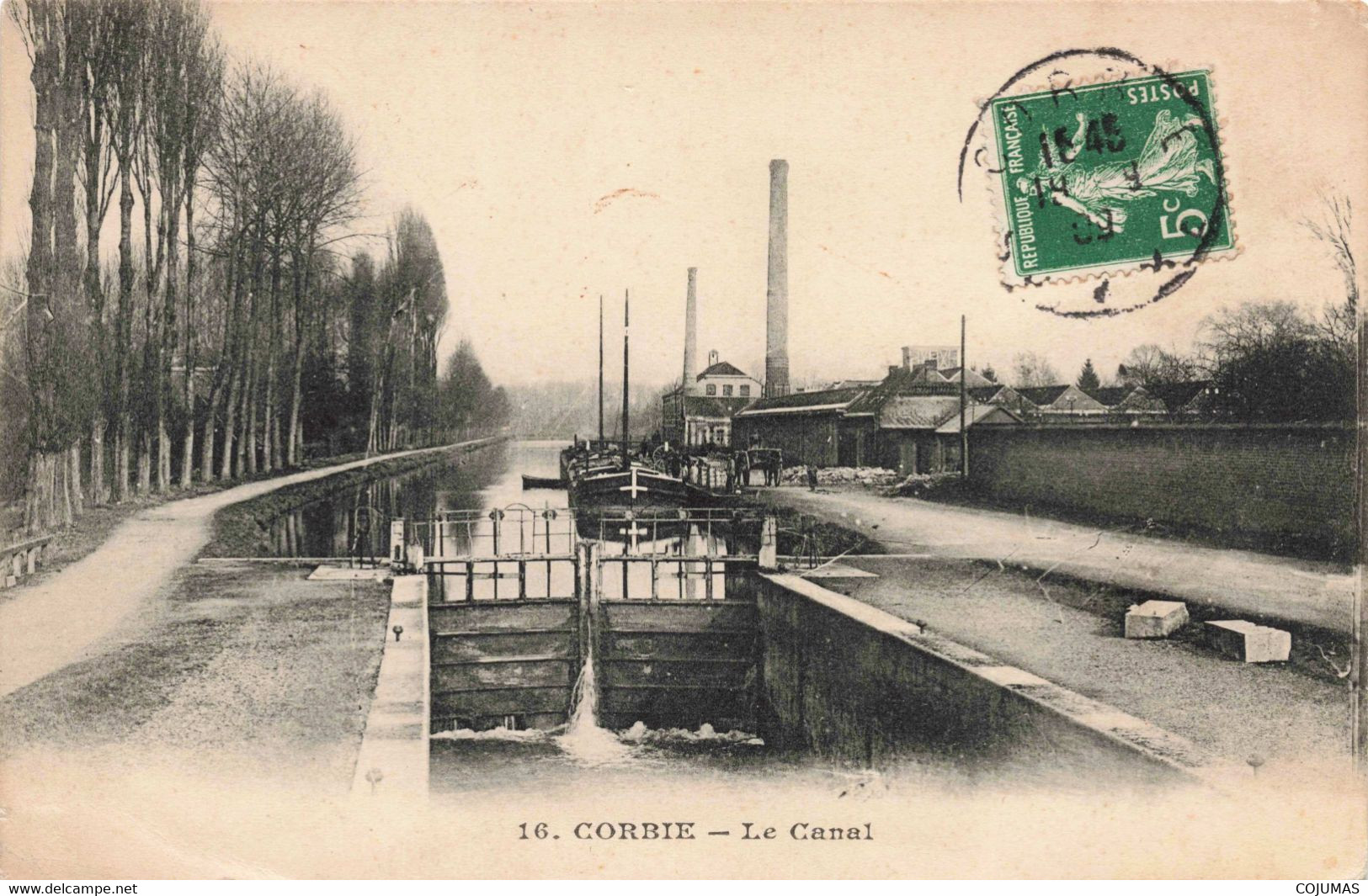 80 - CORBIE - S06225 - Le Canal - Ecluse - L1 - Corbie