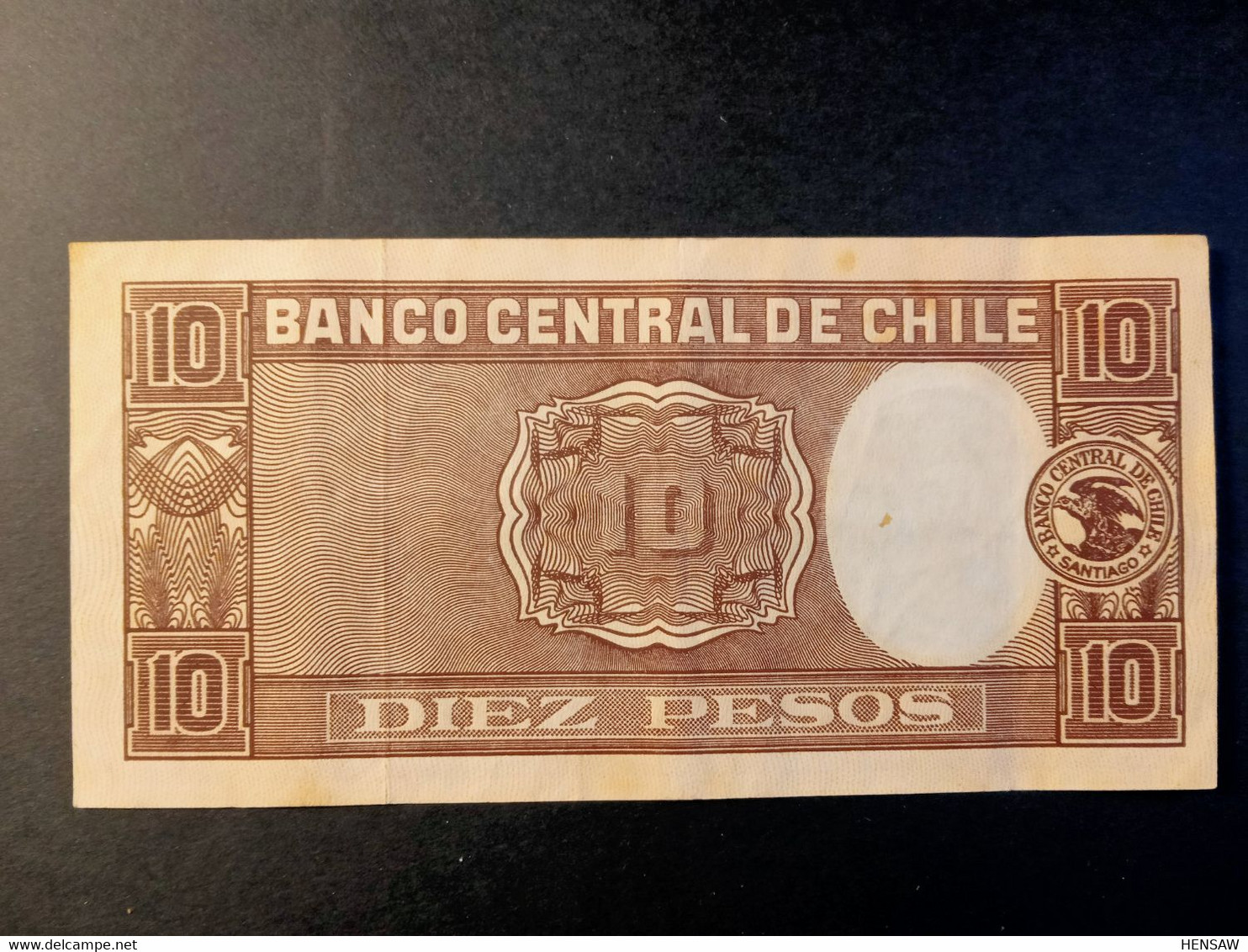 CHILE 10 PESOS P 111 1960 USADO USED - Cile