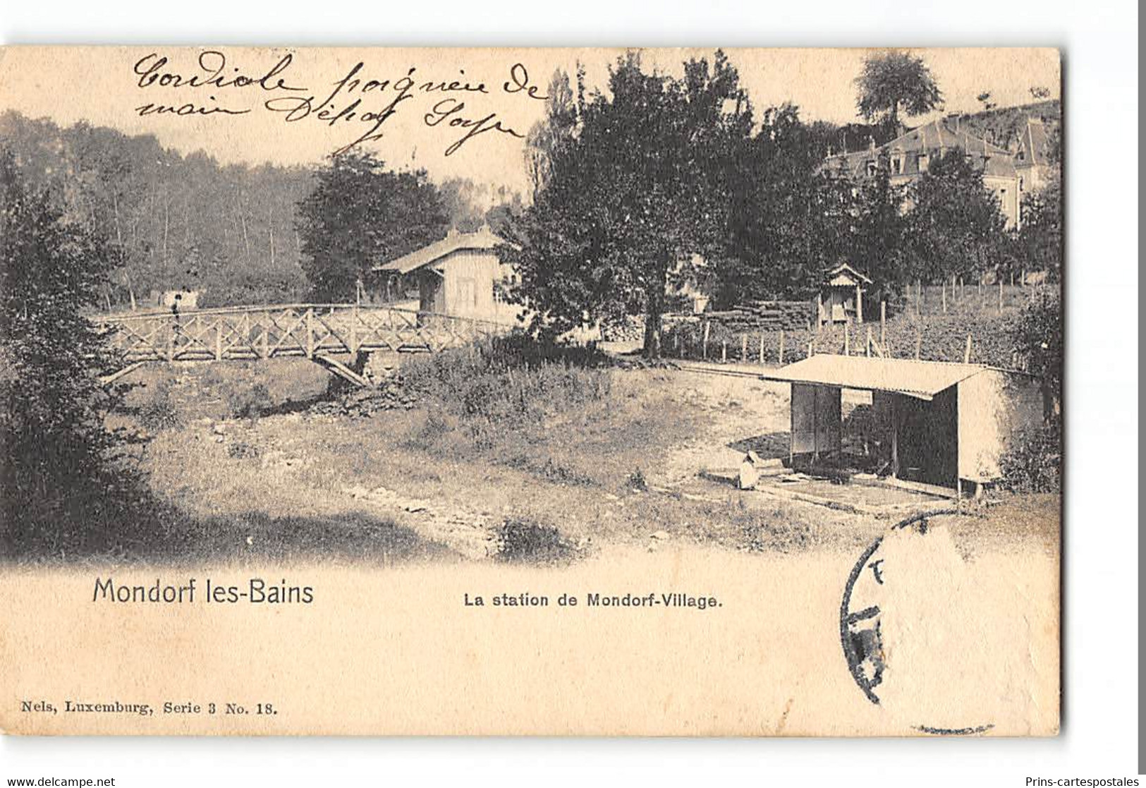 CPA Mondorf Les Bains La Station De Mondorf Village - Mondorf-les-Bains