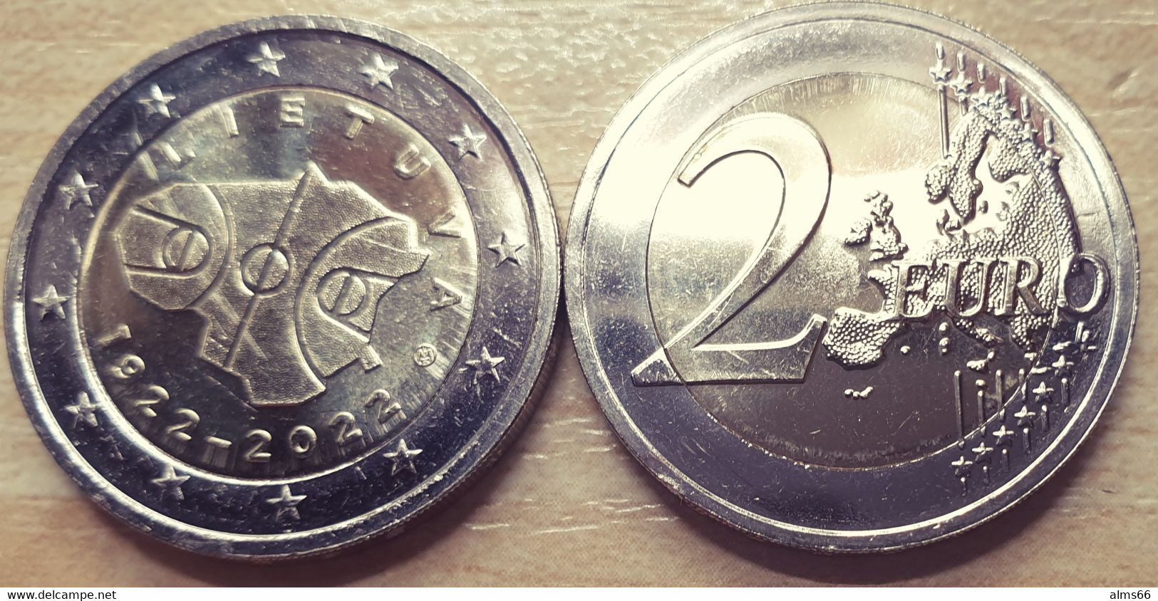 Lithuania 2 Euro 2022 UNC < Basketball > - Lituanie