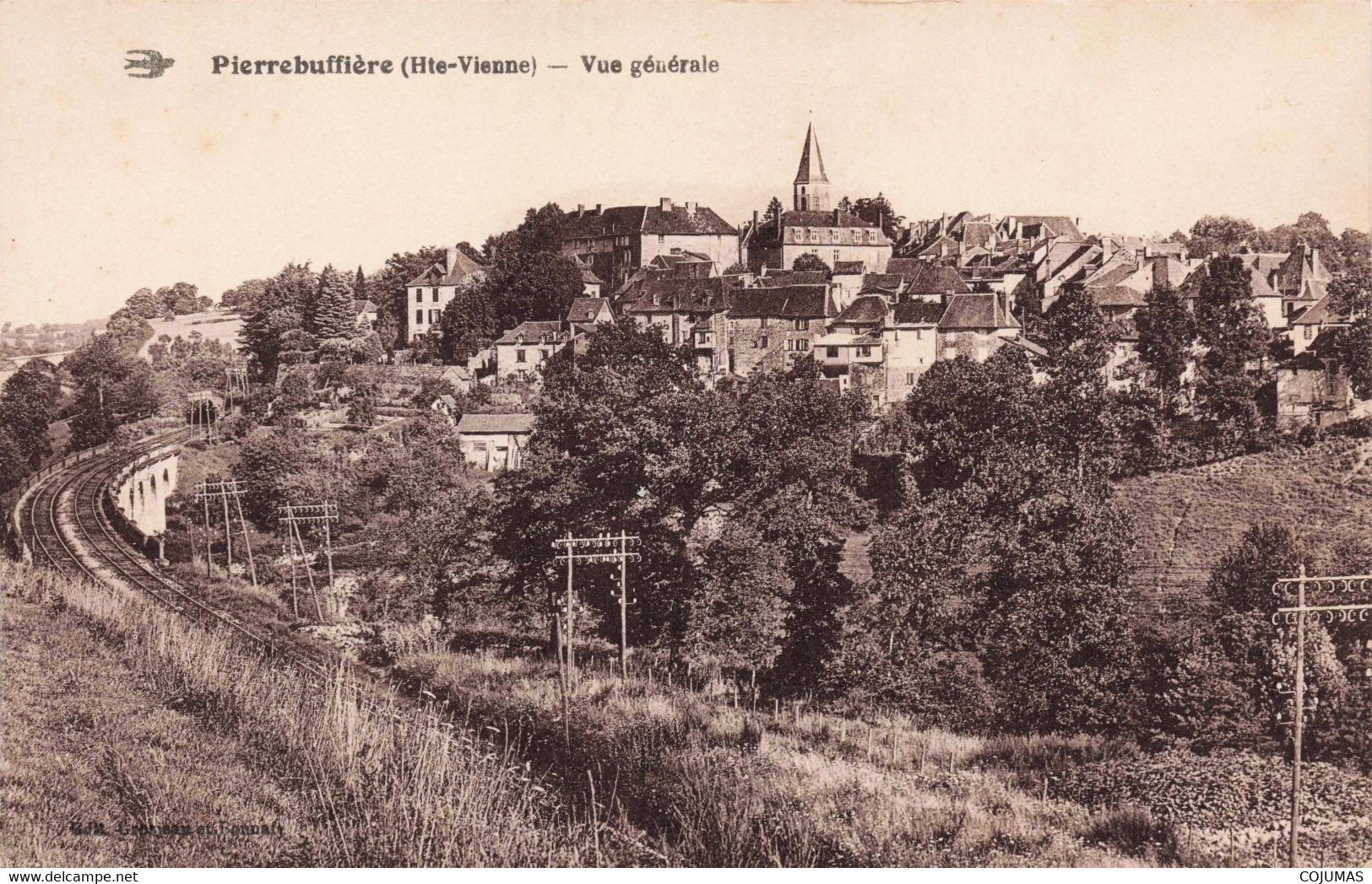 87 - PIERRE BUFFIERE - S06234 - Vue Générale - Eglise - L1 - Pierre Buffiere