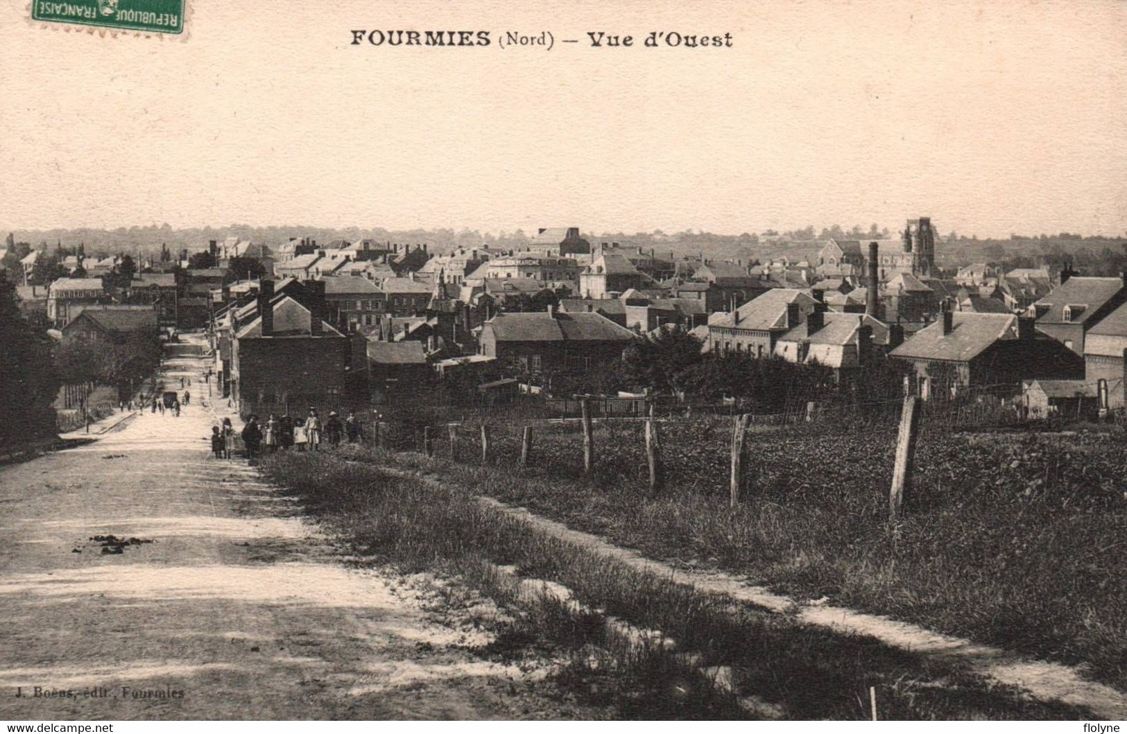 Fourmies - Route Du Village - Vue D'ouest - Fourmies