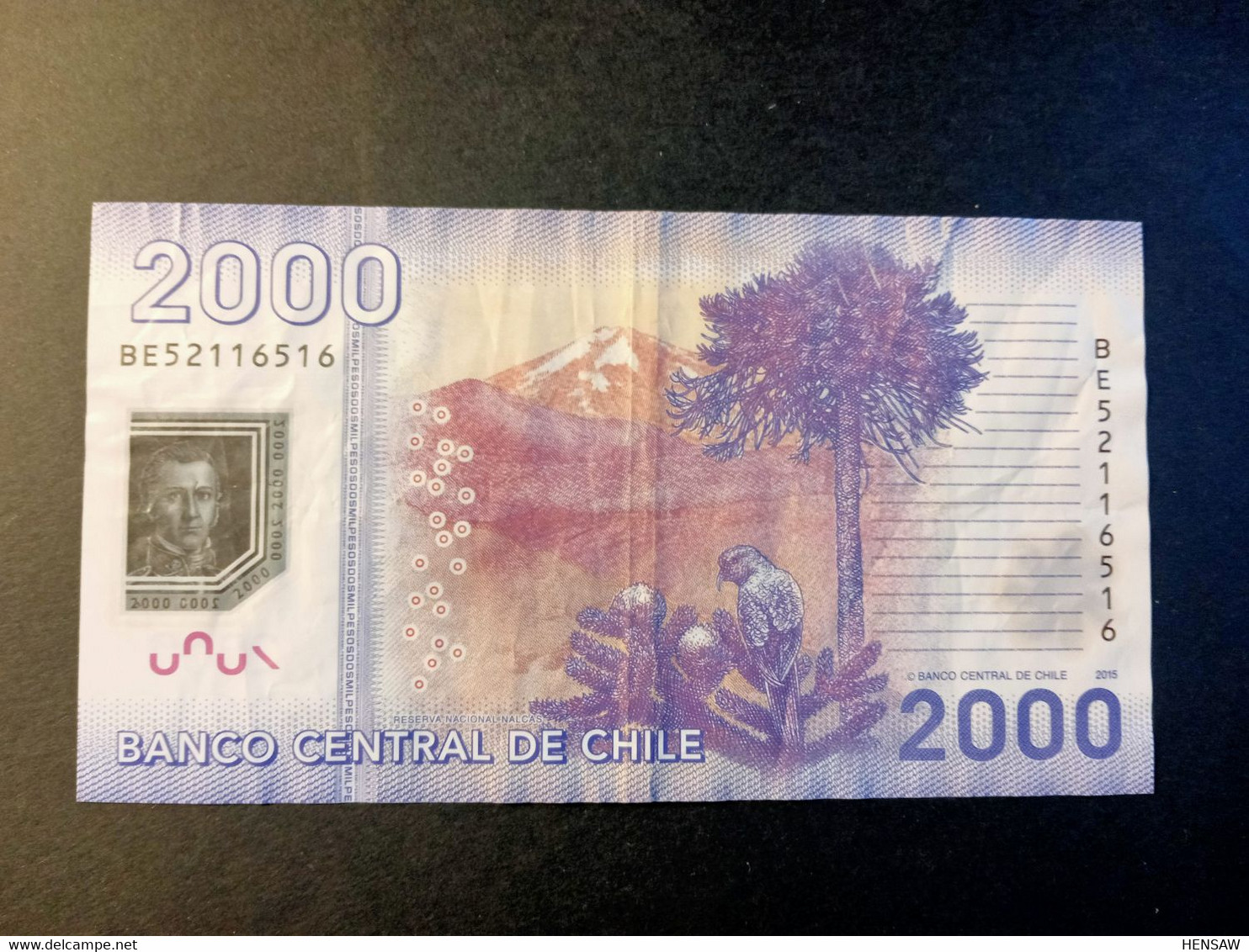 CHILE 2000 PESOS P 162e 2015 USADO USED - Chili