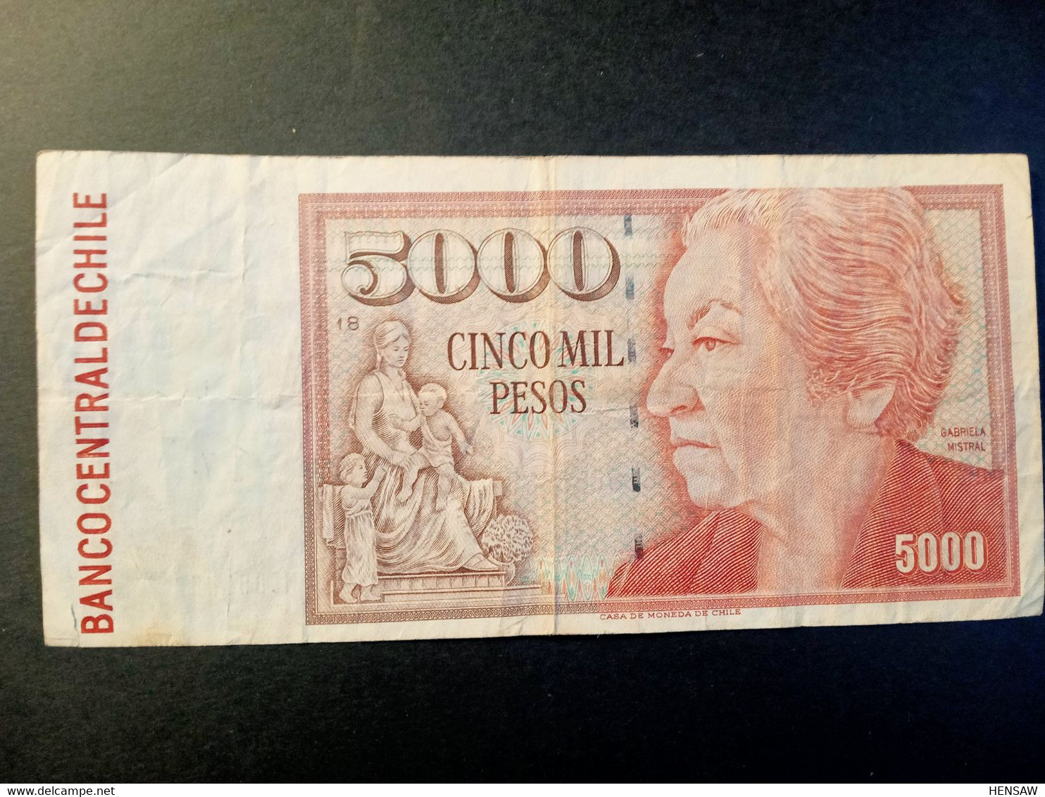 CHILE 5000 PESOS P 155e 1999 USADO USED - Cile