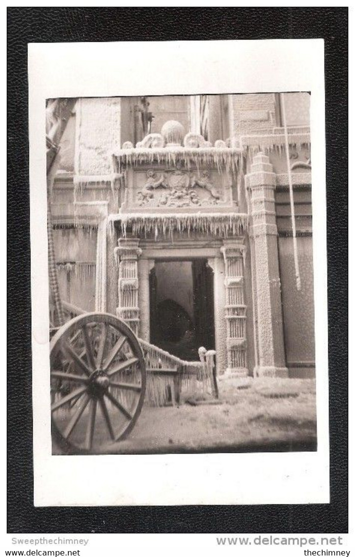 LEIDS STADHUIS Stadhuis Van Leiden NA BRAND 17.2.1929 SNOW DAS KALT SCHNEE - Leiden