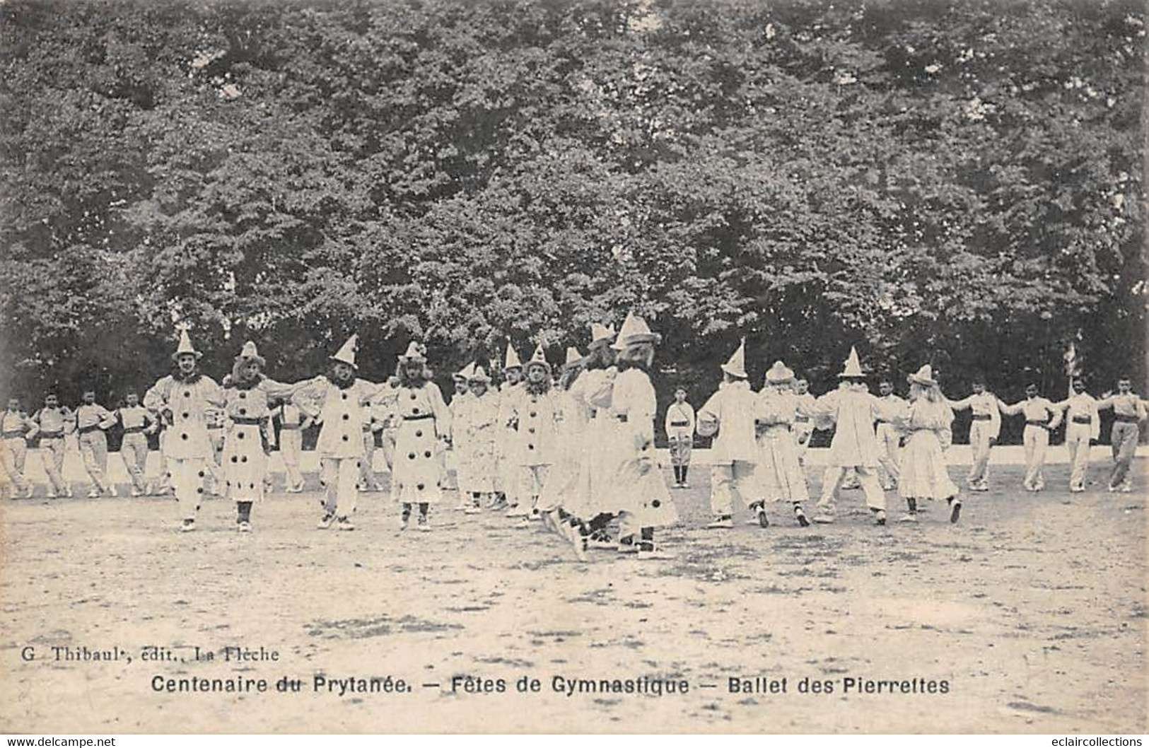 La Flèche       72        Gymnastique. Centenaire Du Prytanée   Ballet De Pierrettes  ( Voir Scan ) - La Fleche