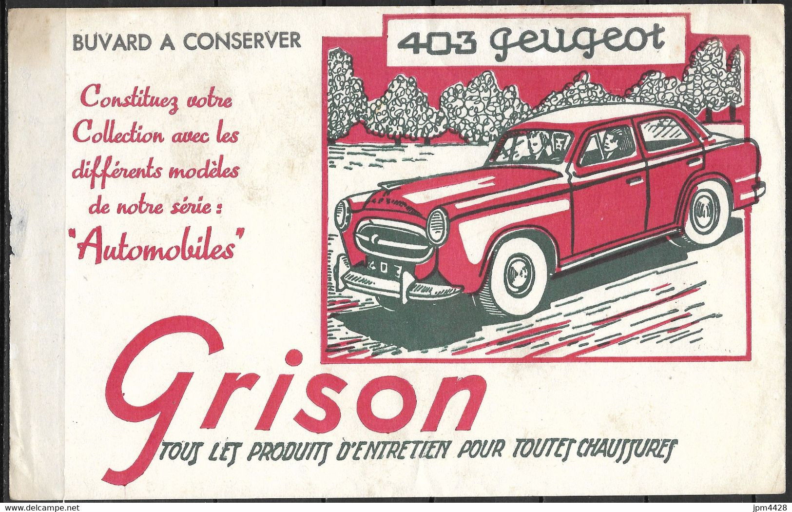 France -Lot De 3 Buvards : Thermor Fer à Repasser, 403 Peugeot Automobile, Noirot Orangeade - état Voir Scans - Verzamelingen & Reeksen