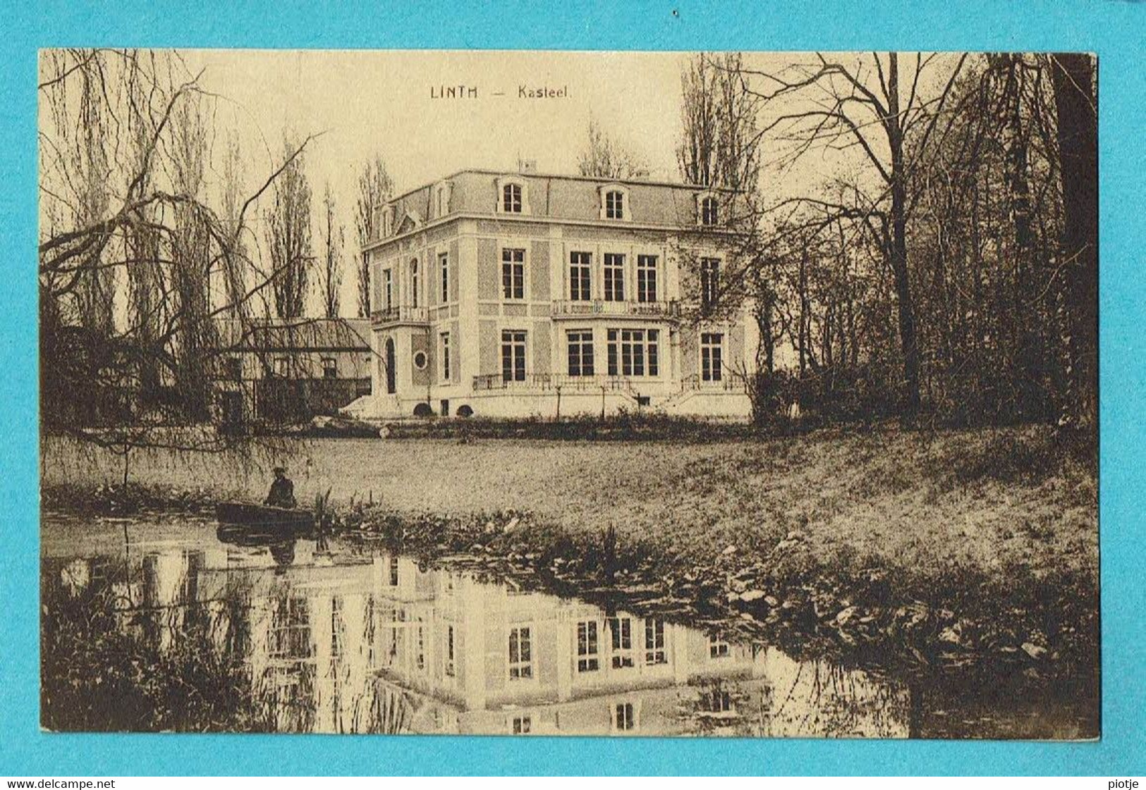 * Lint - Linth (Antwerpen - Anvers) * (E. Desaix - Uitg L. Van Den Eynde) Kasteel, Chateau, Schloss, Castle, Parc - Lint