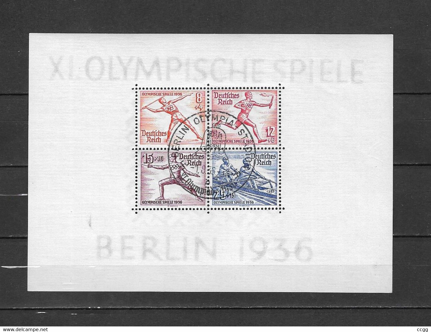Olympische Spelen 1936 , Duitsland  - Blok ( Zie Foto's ) - Ete 1936: Berlin