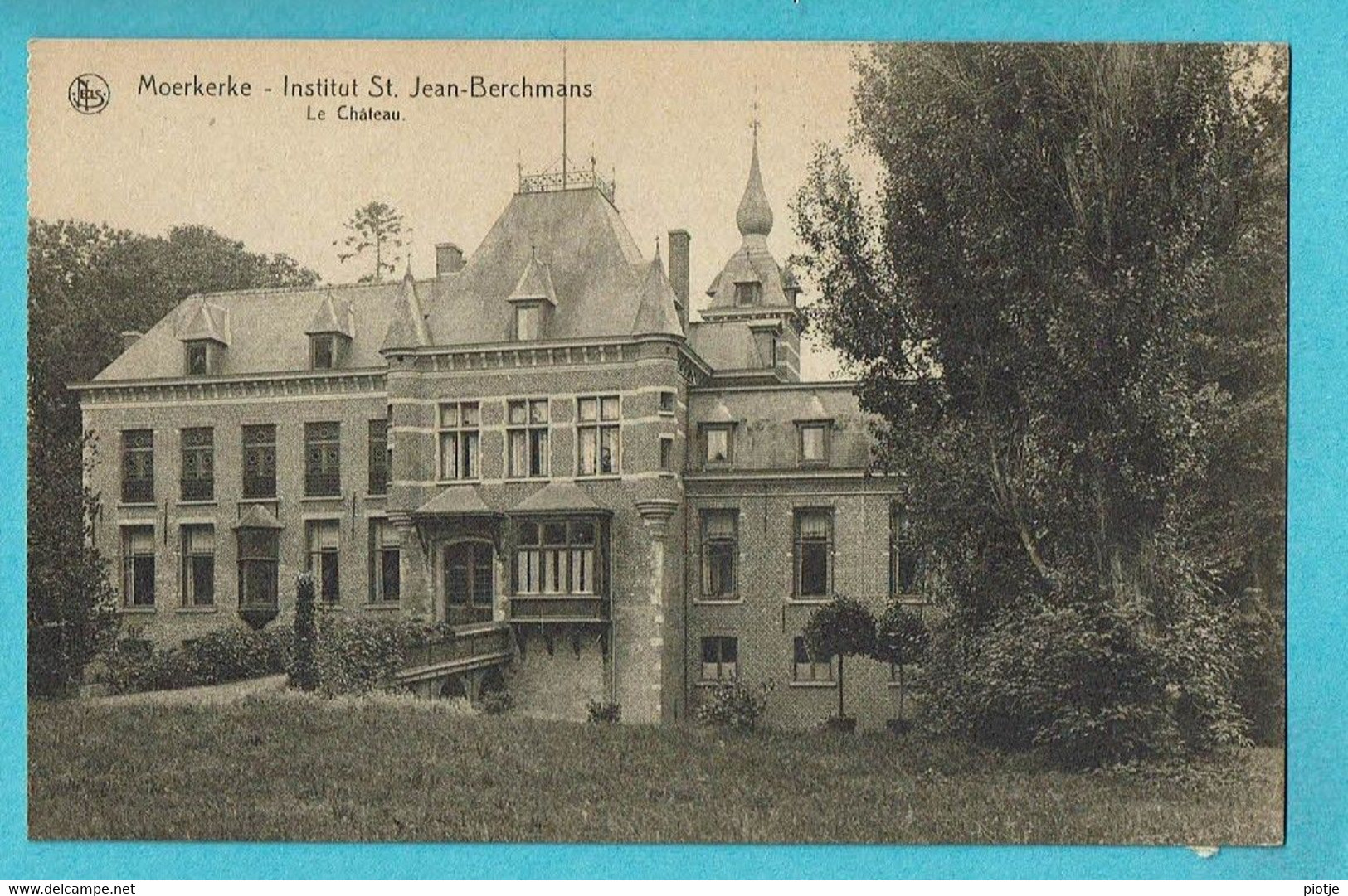 * Moerbeke Waas - Waasland (Oost Vlaanderen) * (Nels, Ern Thill) Institut St Jean Berchmans, Le Chateau, Kasteel - Moerbeke-Waas