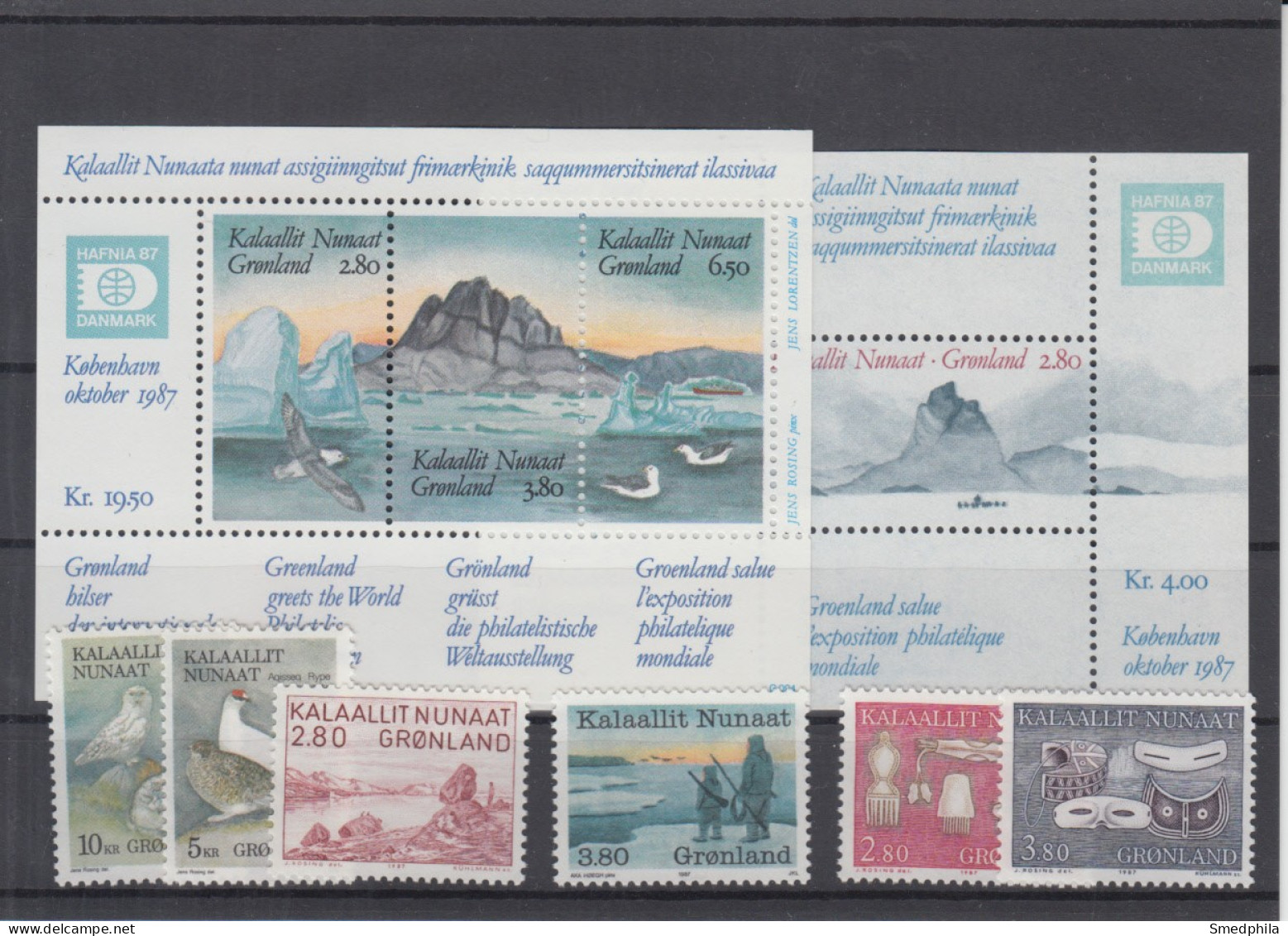 Greenland 1987 - Full Year MNH ** - Full Years
