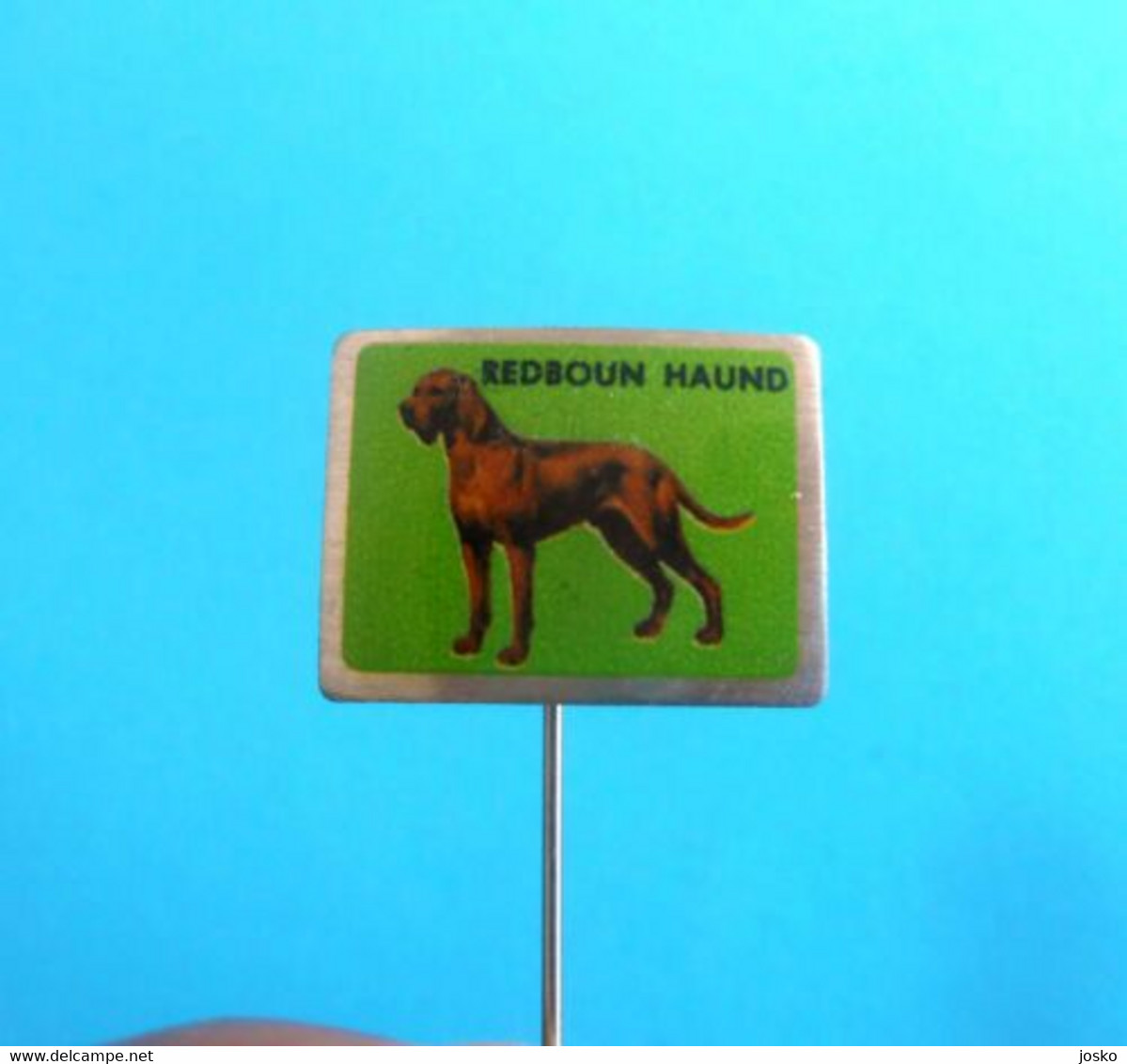 REDBONE COONHOUND - Vintage Pin * Dog Chien Hund Cane Perro Cao Hond COONHOUND ROJO - Animaux