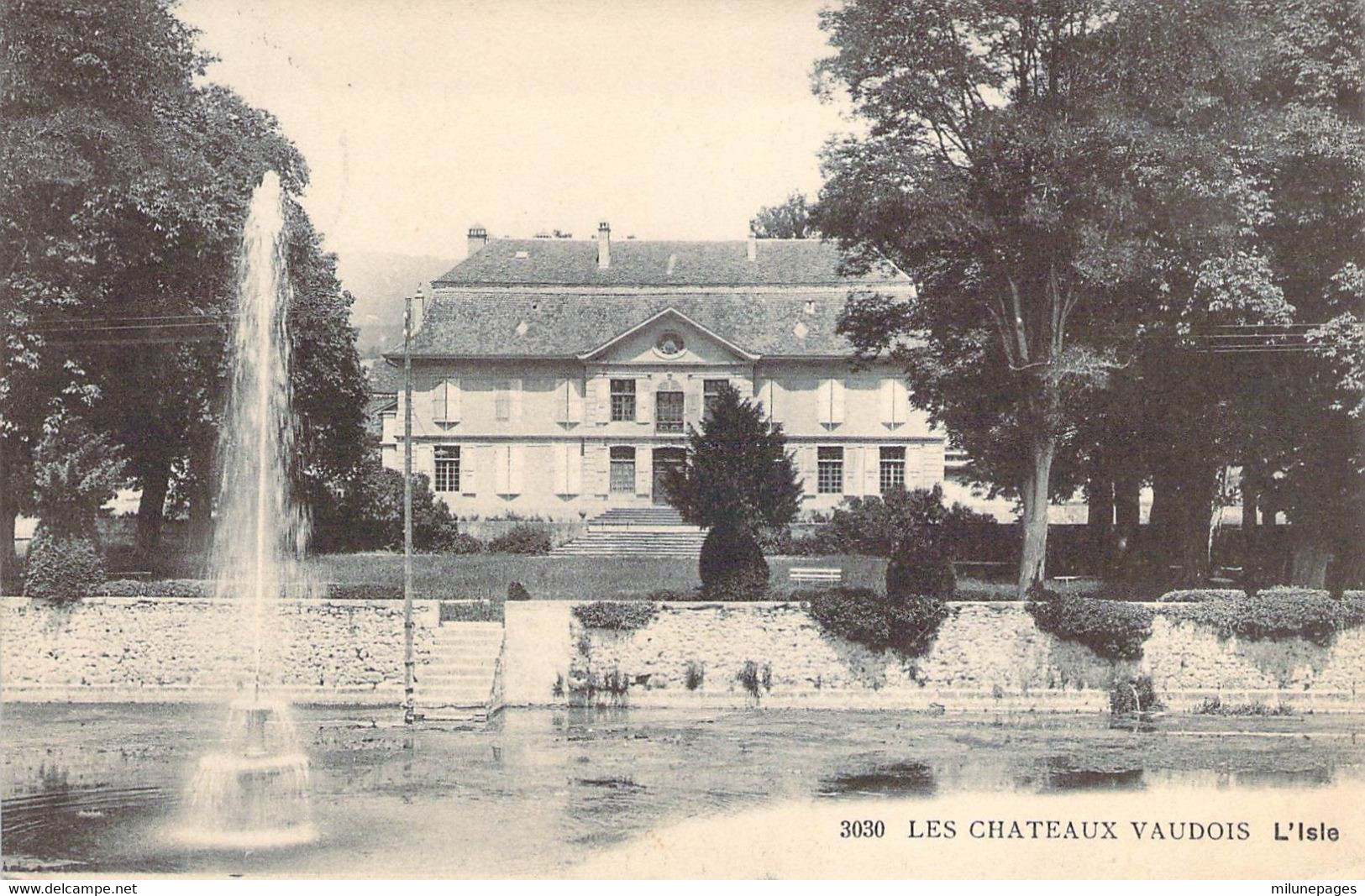 Suisse Schweiz VD Les Chateaux Vaudois N°3030 L'Isle - L'Isle